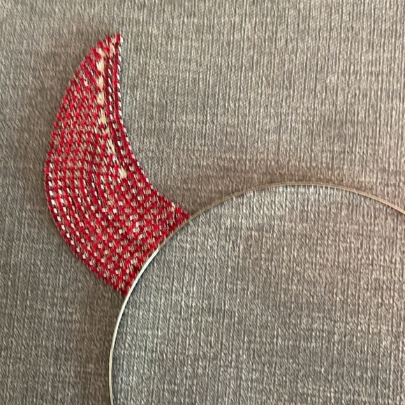 Devil Horns Sparkly Hair Accessory - Picture 2 of 5